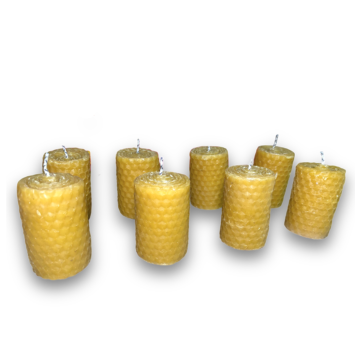 Velas de cera de abeja con miel, paquete de 4 piezas. Zumbido de Monte -  Tienda Hecho en Veracruz